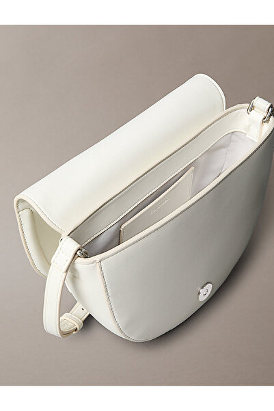 Calvin Klein Women's Bold Ck Saddle Crossbody Bag