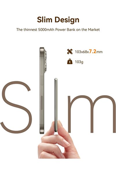 Kuulaa Power Bank Magsafe 5000mAh Portable Charger