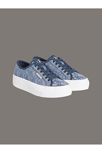 Calvin Klein Kadın Vulcanic Flatform Jacquars Sneaker