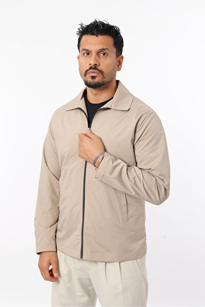 Rodrigo Men's Sports Seasonal Lined Zippered Waterproof Windproof Raincoat