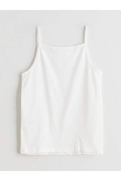 LC Waikiki İzr New Season Square Neck Girls' Tank Top