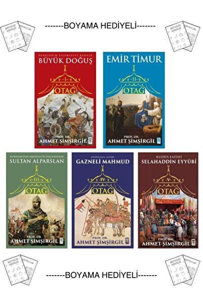 Timaş Çocuk Boyamalı Selahaddin Eyyübi Otağ 1, 2, 3, 4, 5 Büyük Doğuş Emir Ti...