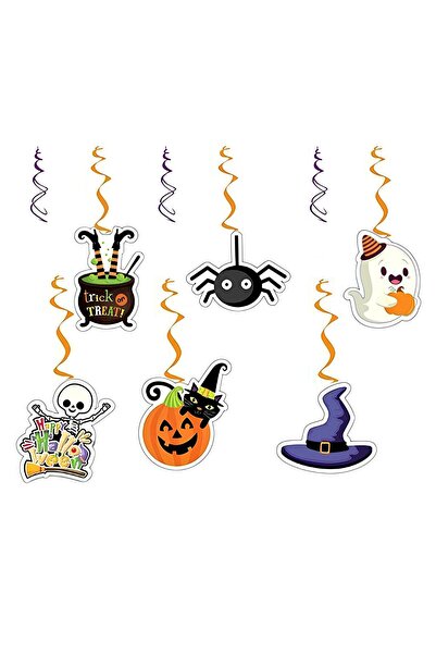 Happy Hallowen Cadılar Bayramı Tavan Sarkıt Süsü 6'lı