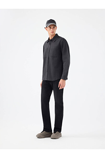 Loft Relax Fit Anthracite Men's Shirt Lf2040989