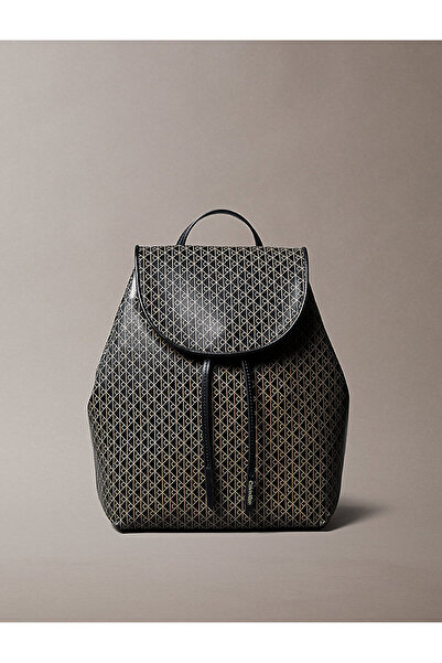 Calvin Klein Women's Eemblem Flap Backpack