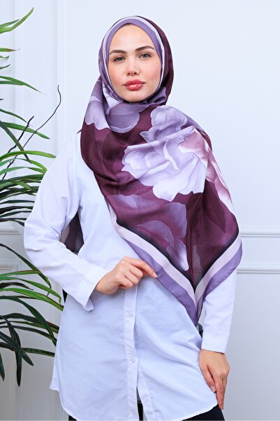 49eyşanipek MODERN SULUBOYA ÇİÇEK DESENLİ DİJİTAL SOFT ŞAL