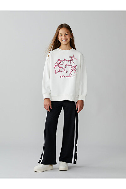 LC Waikiki Ελαστικό στη μέση Φούτερ για κορίτσια (W5)