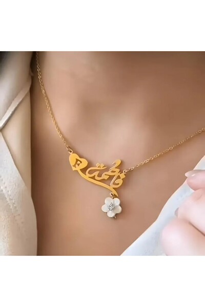 Black Season Heart Artery Necklace with Rose Addition | Gold or Silver Plated | Black Season