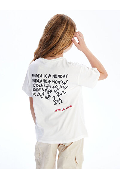 LC Waikiki Tricou pentru fete Özmarka New Season guler rotund