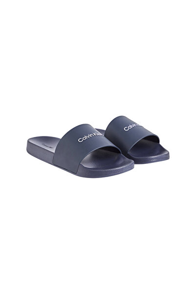 Calvin Klein Men's Pool Slide Navy Blue Slippers