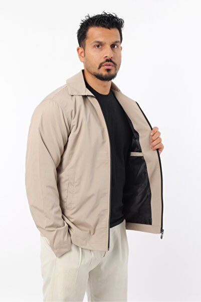 Rodrigo Men's Sports Seasonal Lined Zippered Waterproof Windproof Raincoat