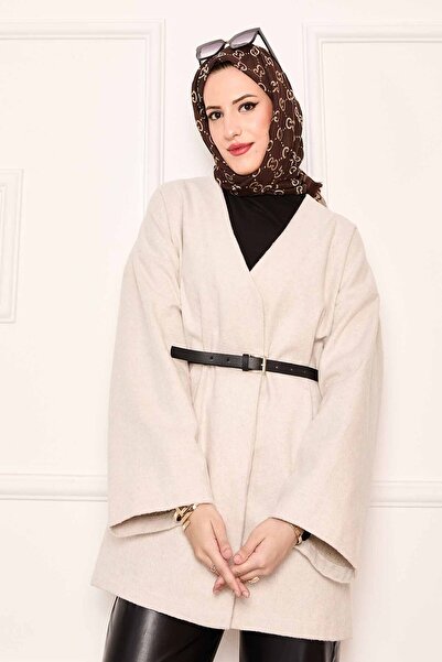 EBRUTESETTÜR Kaşe Fabric Elegant Oversize Cap