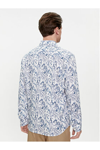 JOOP JEANS Ανδρικό Πουκάμισο 10017658 Λευκό