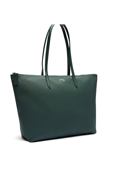 Lacoste L.12.12 Koyu Yeşil Büyük Boy Kadın Omuz Çantası Elsbeauty