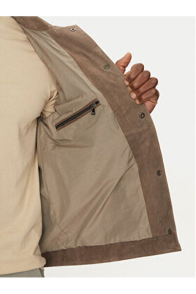 JOOP JEANS Ανδρικό Δερμάτινο Μπουφάν 2620007 80000766 Μπεζ