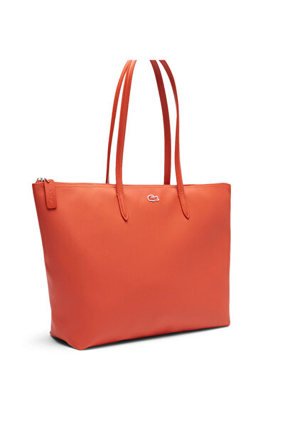Lacoste L.12.12 Turuncu Büyük Boy Kadın Omuz Çantası Elsbeauty