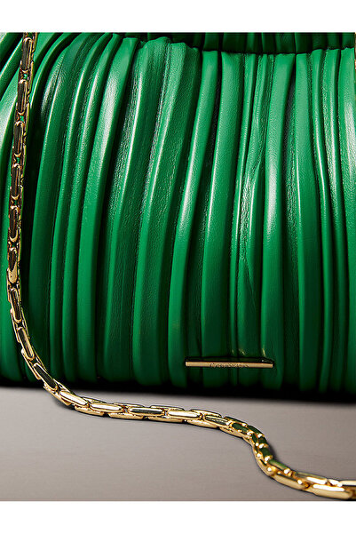 Calvin Klein Women's Drawstring Plisse Crossbody Bag