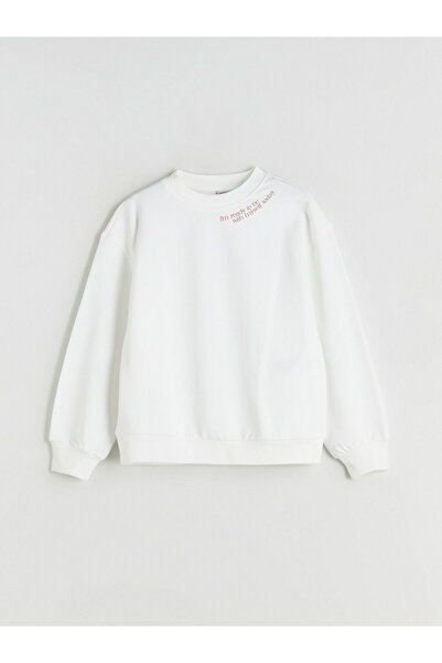 LC Waikiki Özmarka New Season Crew Neck Girls' Sweatshirt