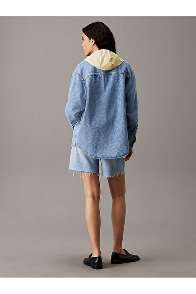 Calvin Klein Women's Dad Denim Shirt