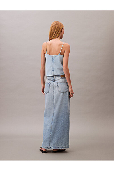 Calvin Klein Women's Denim Maxi Skirt