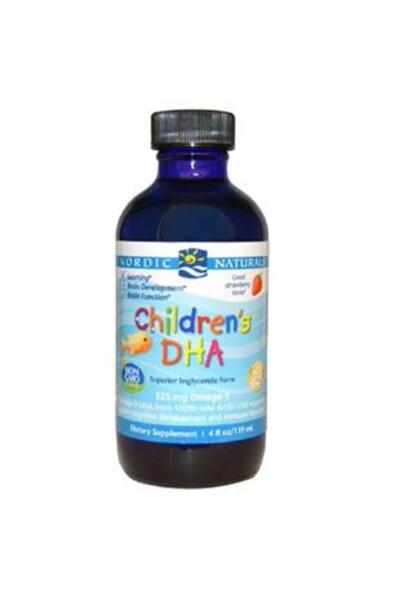 Nordic Naturals Children's DHA Çilek Tadı 119 ml