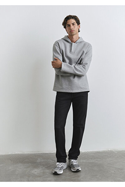 Mavi Hunter Lux Black Dark Anthracite Smoke Jean Pants