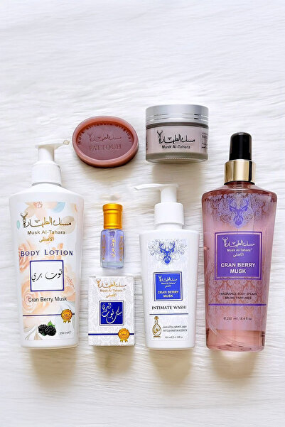 MUSK AL TAHARA 6 ürün Kızılcık misk tüm vücut için ürünler