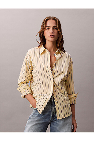 Calvin Klein Women's Stripe Relaxed Shirt