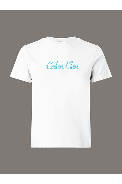 Calvin Klein Kadın 20s Classic Logo T-shirt