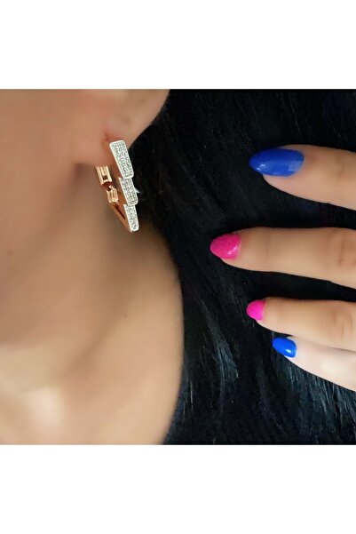 ACAR TAKI Xuping Lightning Earrings-Rose Color Acr6598
