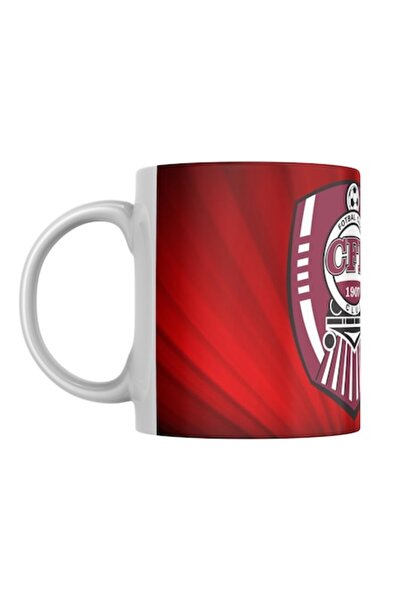 T&M Personalizare Cană personalizată „CFR Cluj” v5, club de fotbal CFR Cluj, sport, fotbal, suporter, alb, 330
