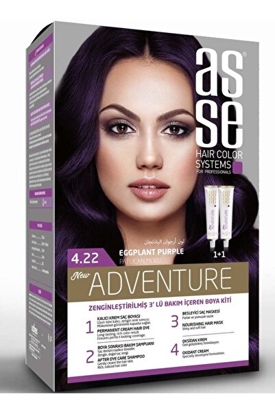 asse صبغة شعر تركي باذنجاني 4.22