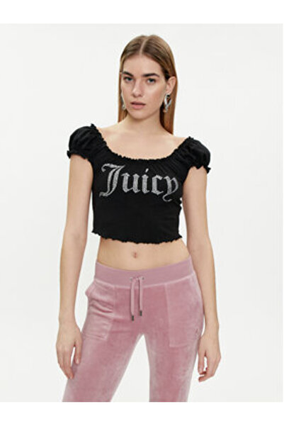 Juicy Couture Γυναικεία Μπλούζα JCWCT23309 Μαύρη