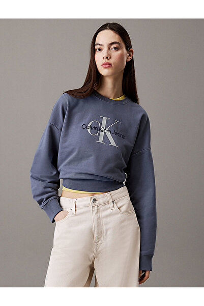 Calvin Klein Women's Monologo French Sweatshirt
