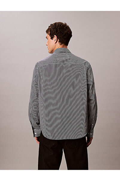 Calvin Klein Men's Cotton Satin Shirt