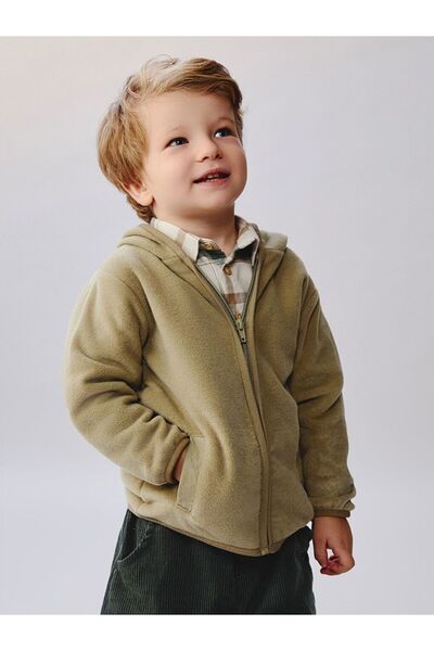 LC Waikiki Hooded Baby Boy Cardigan