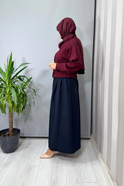 Ghisa Short Cardigan Burgundy 26Kobhrk3183