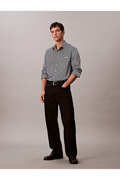 Calvin Klein Men's Cotton Satin Shirt