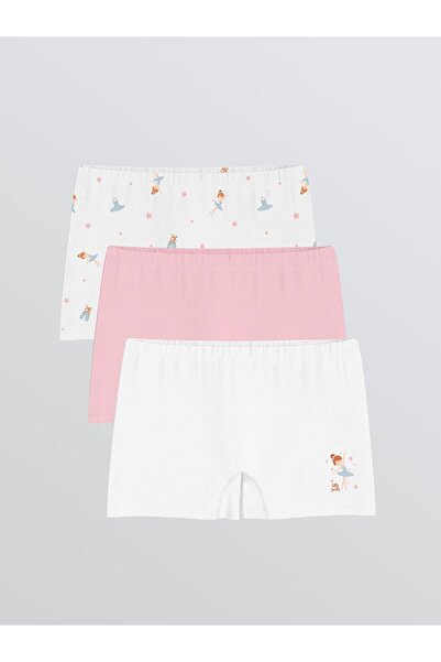 LC Waikiki Printed Girl's Boxer 3-Piece (W5)