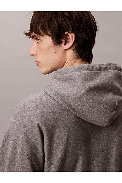 Calvin Klein Erkek Premium Terry Monogram Sweatshirt