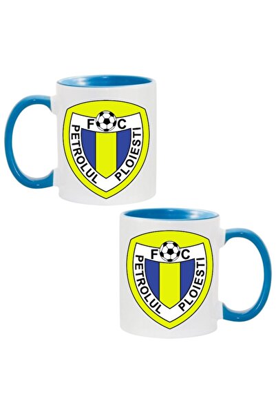 T&M Personalizare Personalized Mug 'F.C. Petrolul Ploiesti' v5, Blue, 330 ml