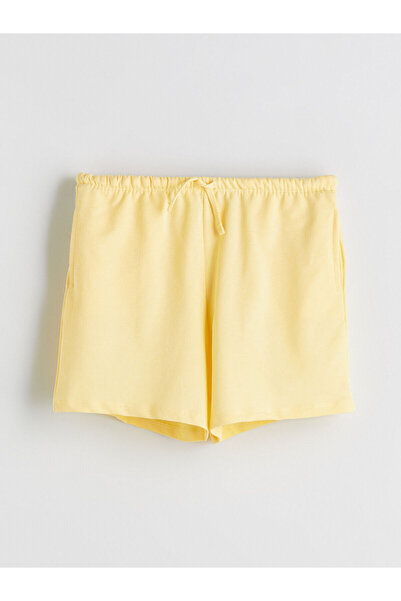 LC Waikiki شورت بناتي من Peak New Season ذو خصر مطاطي أساسي