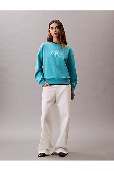Calvin Klein Women's Monologo French Sweatshirt