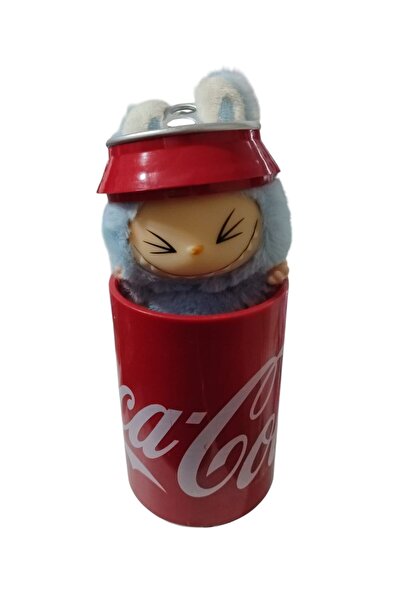 FAMEMUS ACCESSORY Kutu Kola içinde Labubu Peluş kolalı