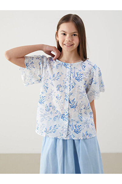 LC Waikiki Κοριτσίστικο πουκάμισο με σχέδια New Season - S59627Z4