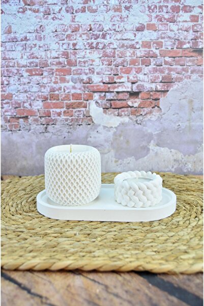 Mum ve Parafin Vanilya Kokulu Palm Wax Kavanoz Mum ve Dekoratif Tealight Muml...