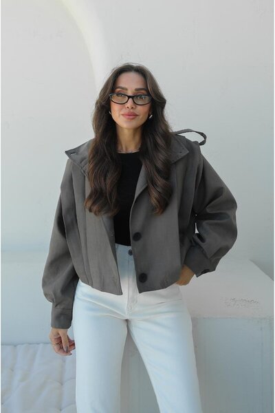 Havoş Χακί Μπουφάν Walter από καστόρι