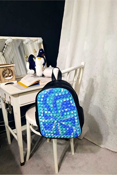 Joy Ghiozdan Flower, Pop IT, 2 compartimente, 2 buzunare laterale, 2 barete ajustabile, Piele Ecolog