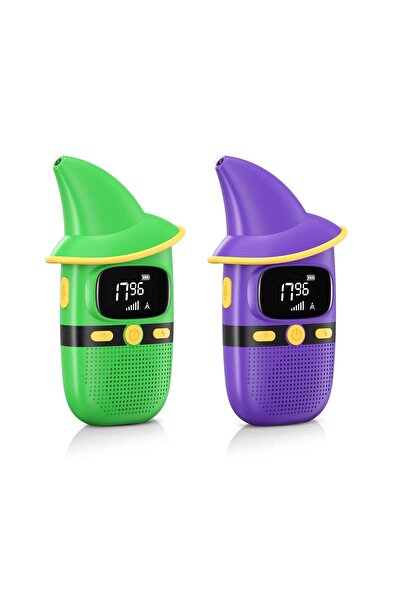 VALA Set of 2 Walkie Talkies for Kids, VALA® MAGIC, Integrated Battery, Antenna and Flashlight, 22 Radio Channels, E