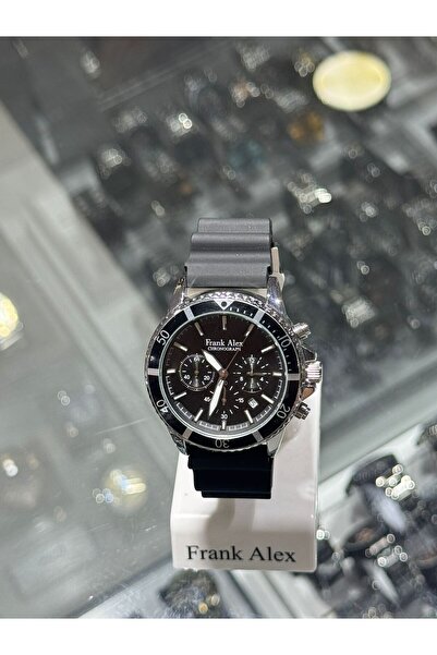 Frank Alex silikon kordonlu erkek kol saati